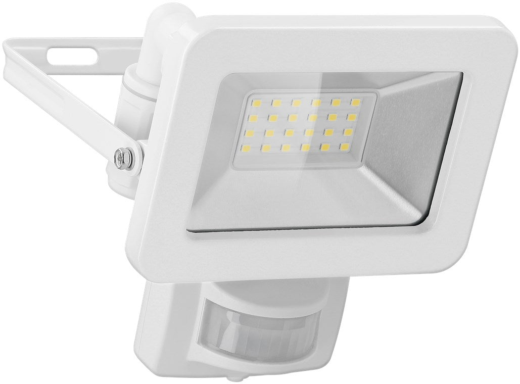 Goobay 53880 LED-Außenstrahler 20W | Weiß | 1700 lm | Bewegungsmelder