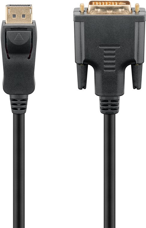 Goobay 51961 DisplayPort/DVI-D Adapterkabel 1.2 DisplayPort-Stecker > DVI-D-Stecker Dual-Link (24+1 pin) | 2m