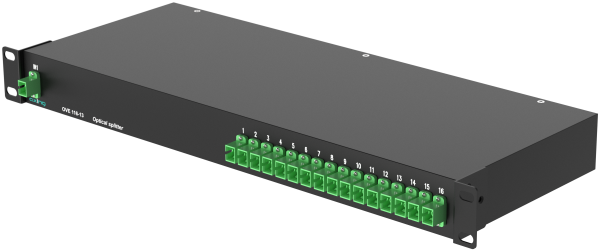 OVE 116-13 Optischer 16-fach-Verteiler | SC/APC | 19″