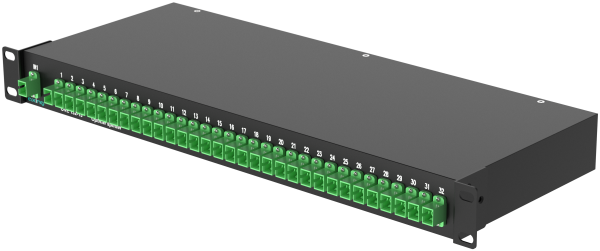 OVE 132-13 Optischer 32-fach-Verteiler | SC/APC | 19″