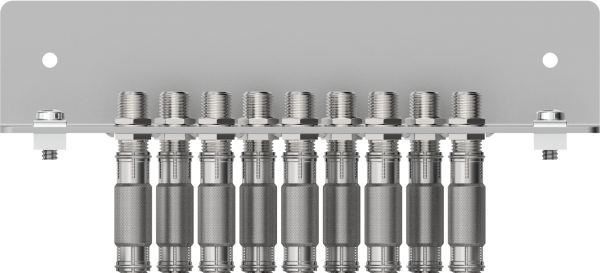 QEW 9-09S Erdungswinkel | 9-fach