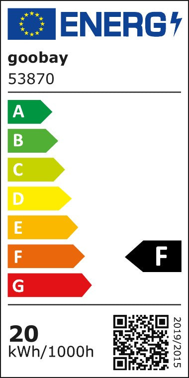Goobay 53870 LED-Außenstrahler 20W | Schwarz | 1700 lm