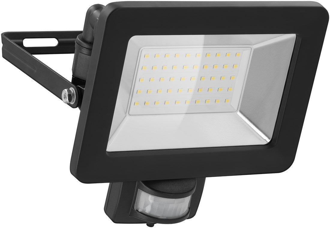 Goobay 53883 LED-Außenstrahler 50W | Schwarz | 4250 lm | Bewegungsmelder