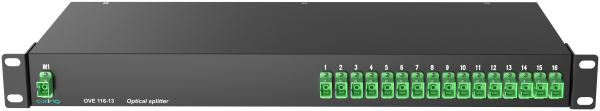 OVE 116-13 Optischer 16-fach-Verteiler | SC/APC | 19″