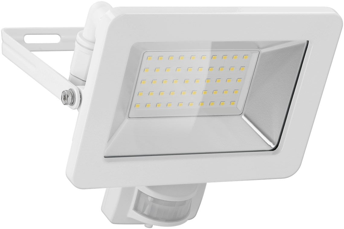 Goobay 53884 LED-Außenstrahler 50W | Weiß | 4250 lm | Bewegungsmelder