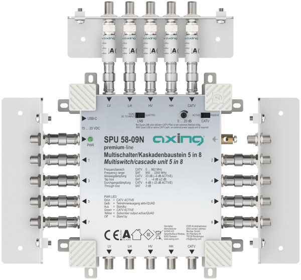 SPU 58-09N Multischalter Stand-Alone/Kaskadenbaustein | 5 in 8 | premium-line
