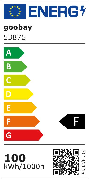 Goobay 53876 LED-Außenstrahler 100W | Schwarz | 8500 lm