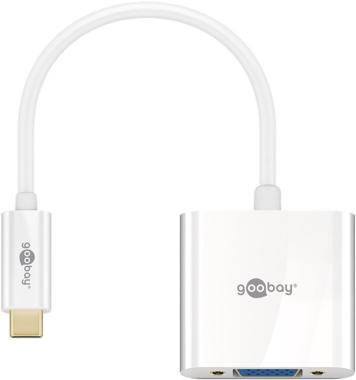 Goobay 66260 USB-C-Adapter VGA | weiß