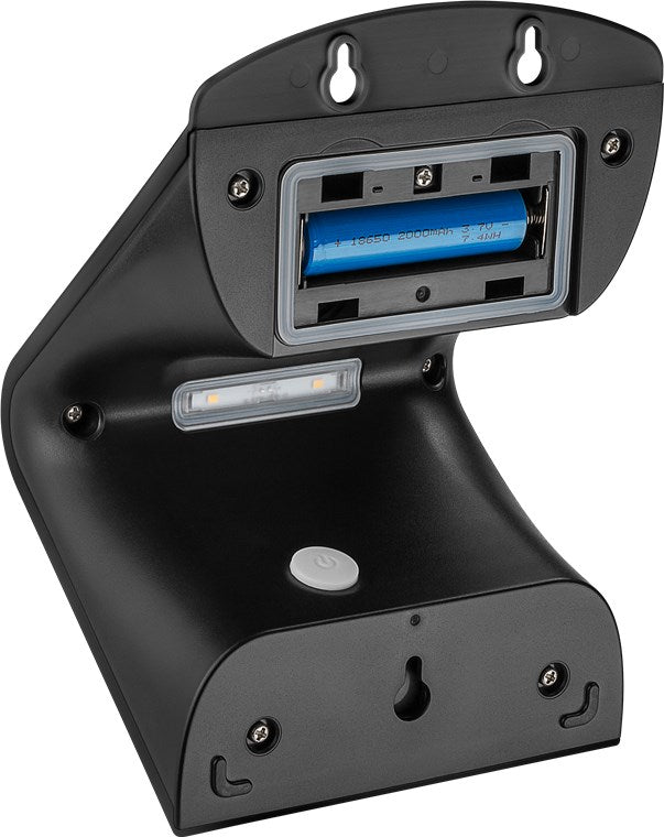 Goobay 45807 LED-Solar-Wandleuchte mit Bewegungsmelder | 3.2 W | Schwarz