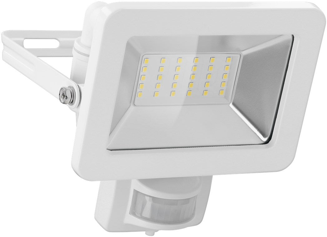 Goobay 53882 LED-Außenstrahler 30W | Weiß | 2550 lm | Bewegungsmelder