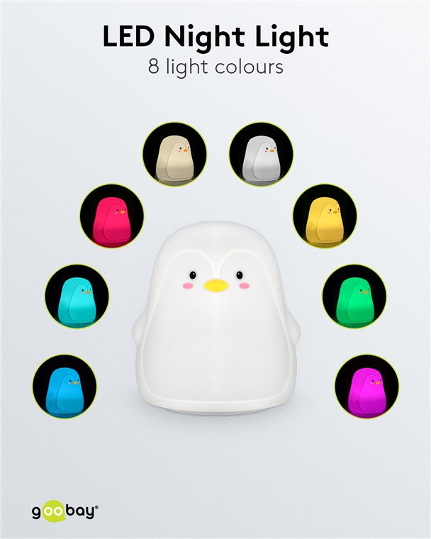 Goobay 61648 LED-Nachtlicht Pinguin