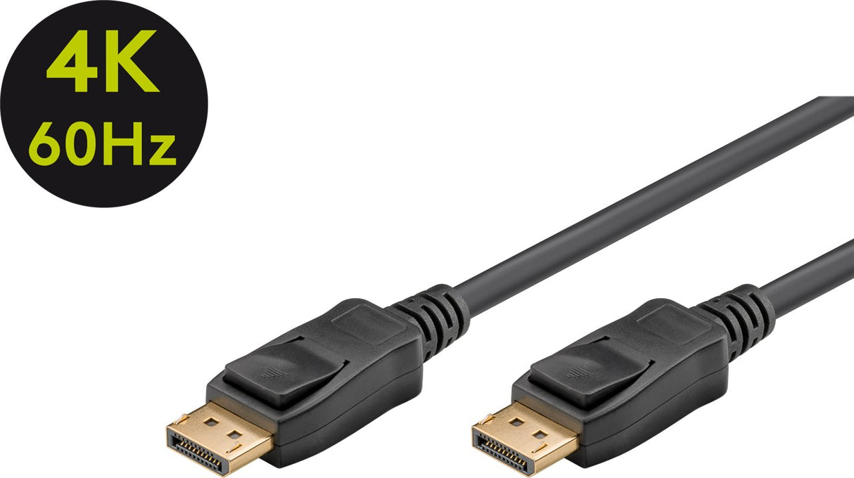 Goobay 65923 DisplayPort Verbindungskabel 1.2 VESA | vergoldet 2 m