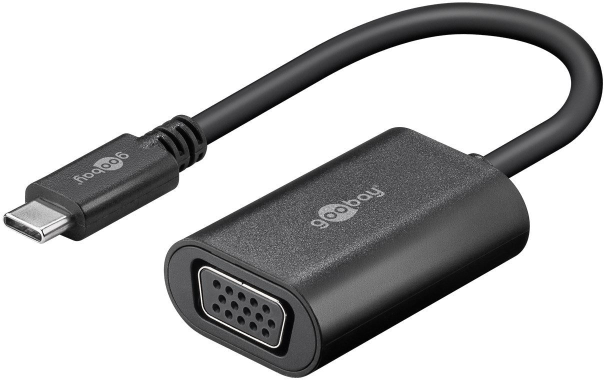 Goobay 38531 USB-C-Adapter VGA | schwarz