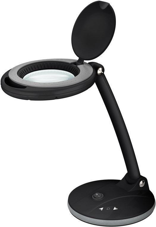 Goobay 65576 LED-Stand-Lupenleuchte | 6W | 80-450 lm | Schwarz