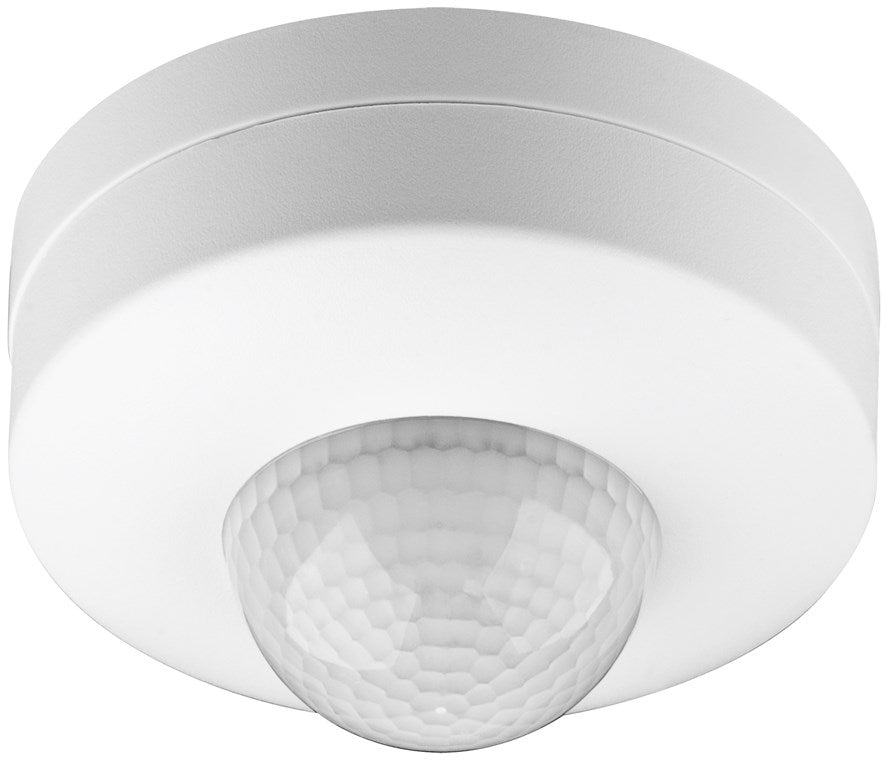 Goobay 96007 Infrarot-Bewegungsmelder zur Aufputz-Deckenmontage | 360°-Erfassung | 12 m Reichweite | für innen (IP20) | LED-geeignet | 3-fach Infrarot