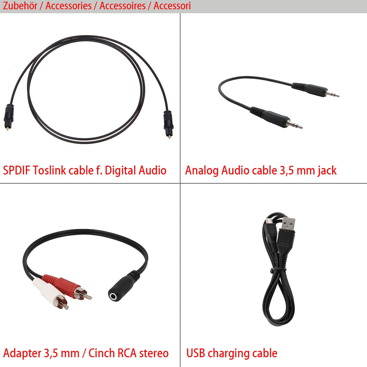ABT00101 Audio Sender Empfänger mit Akku