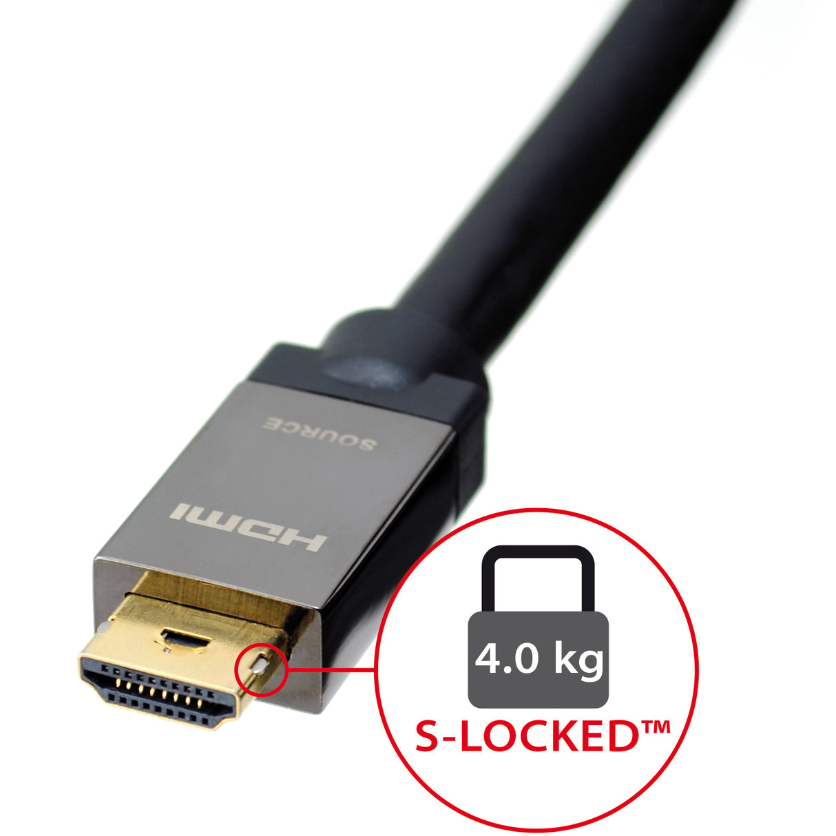 VMI250701 Aktives HDMI 2.0 Kabel Titan Digital 25 m