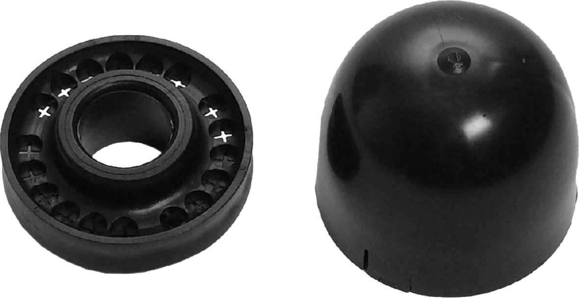 BN620 Mastkappe mit Kabeleinführung | Mast-D 42-50mm