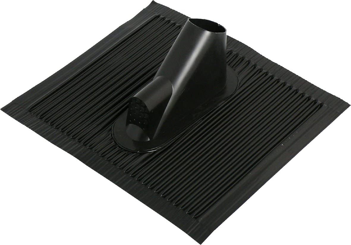 BN85-02 Alu-Dachziegel mit Kabeleinführung | 45x50cm | schwarz