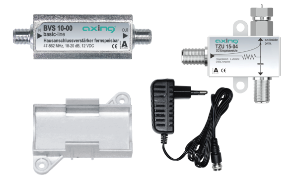 BVS 10-01 Verstärkerset | 47-862 MHz | fernspeisbar