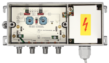 BVS 20-46 BK-Verstärker | 30dB | 47-1006 MHz | DZ/EZ 15dB | RK steckbar