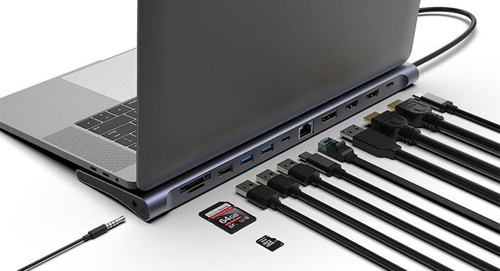 CX300 USB-C Docking Station | 12 in 1 | Triple Display