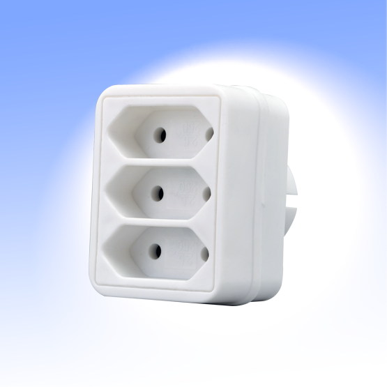 IVT00201 Euro-Dreifachstecker, lose