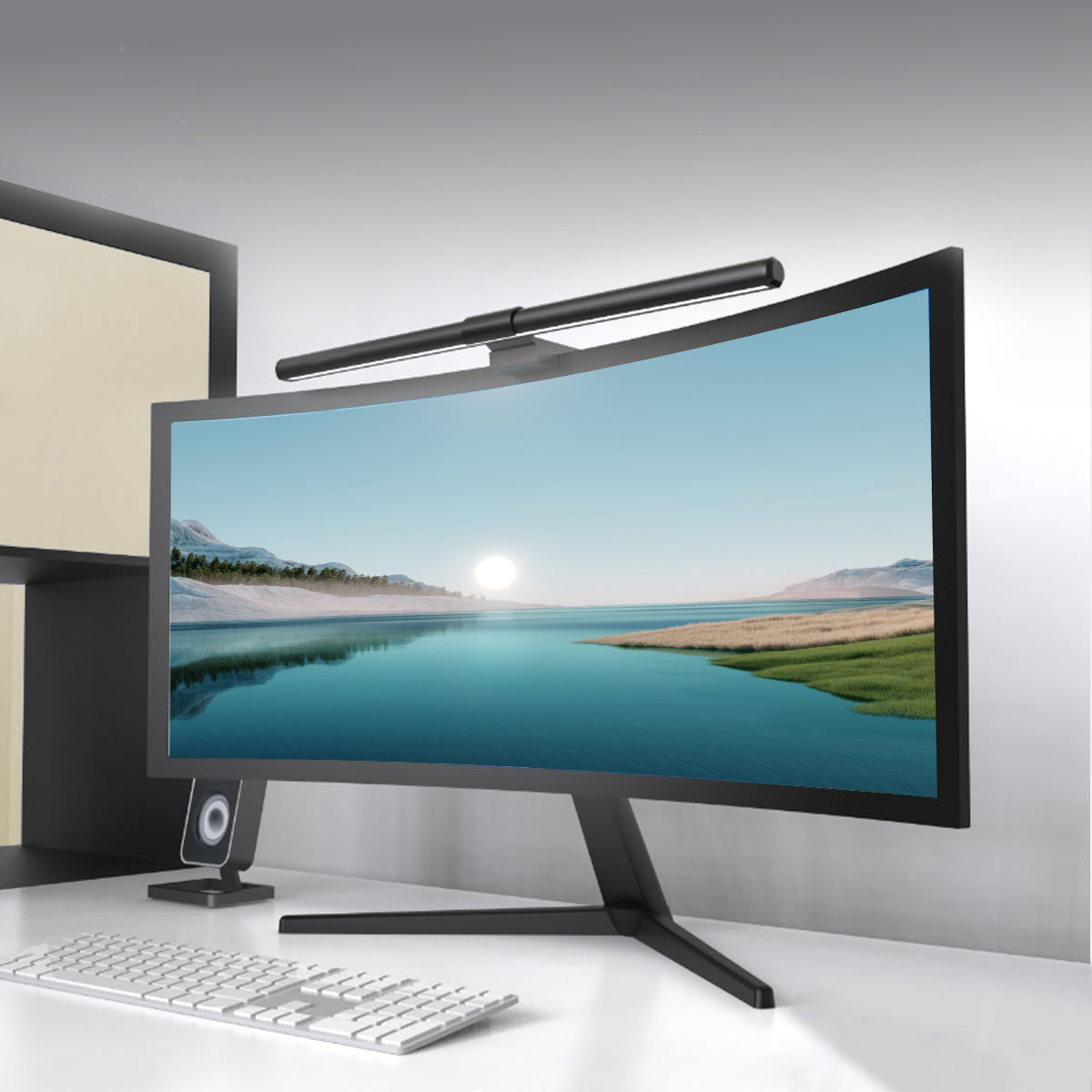 LT750 LED Monitor Lampe Curved | 51cm | Lichtsensor