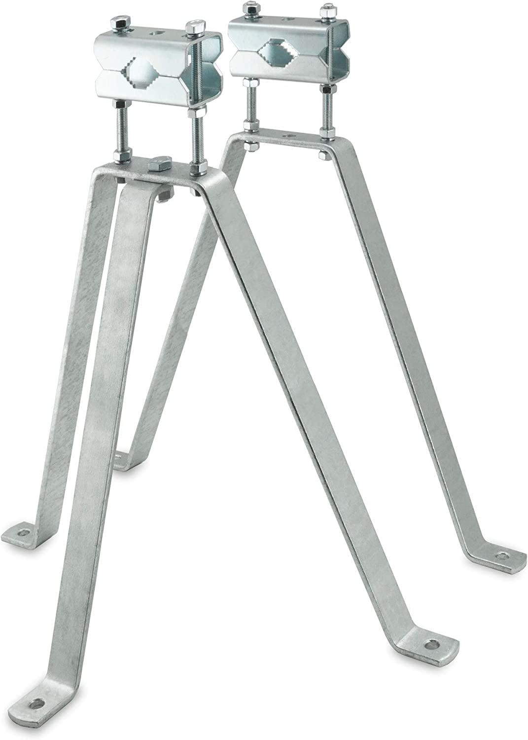 MN03-01 Mastbügel Wandhalterung | Wandabstand 50cm | Rohr-D 38-60mm | Stahl | Neigungsanpassung