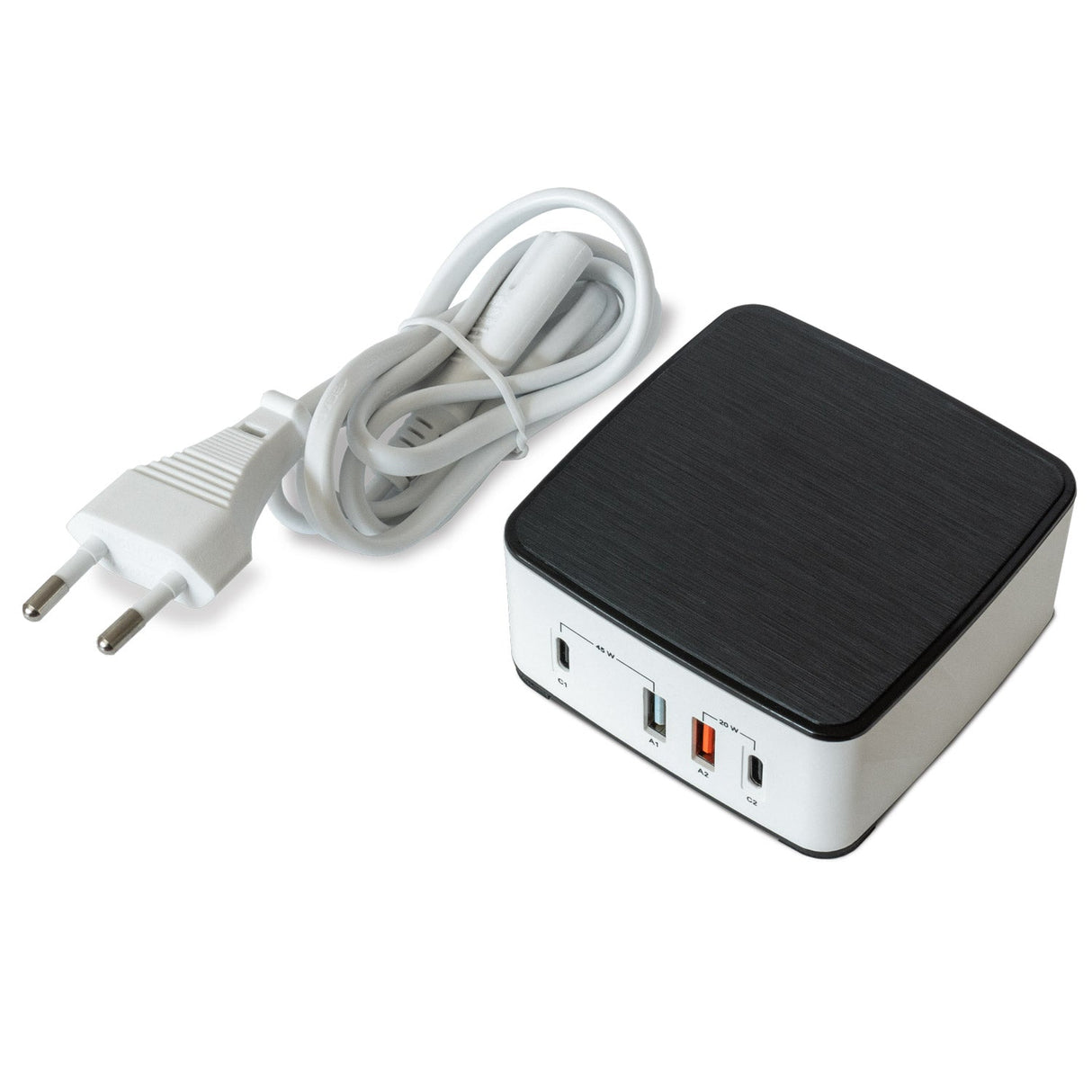 NLG00165 Mehrfach USB-Ladegerät 4 Port Ladestation 65W USB-C + USB-A