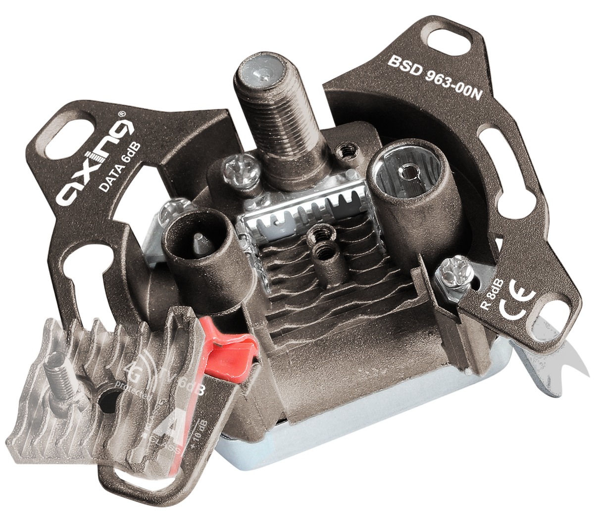 BSD 963-00N Breitband Multimediadose | Stichleitungsdose | 6dB | CATV/DATA/R | Rückkanal 65 MHz