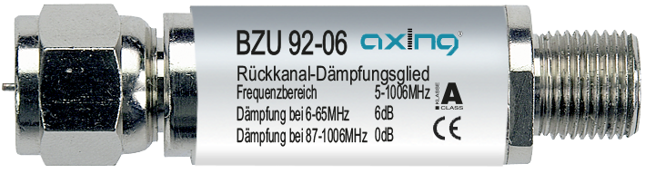 BZU 92-06 Rückkanal-Dämpfungsglied | 6dB | 5-1000MHz