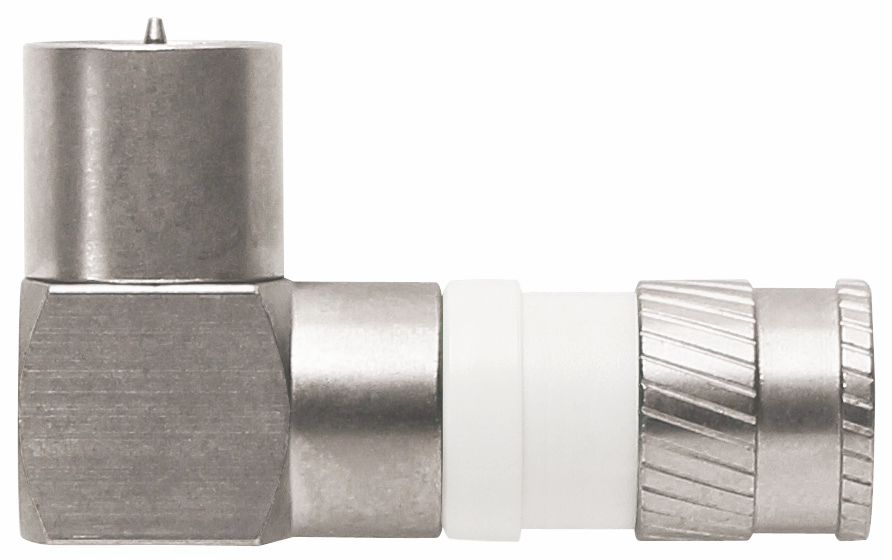 CFS 100-51 Kompression F-Q.Stecker | Dielektr. 5.1mm | Winkelversion | Nitin beschichtet