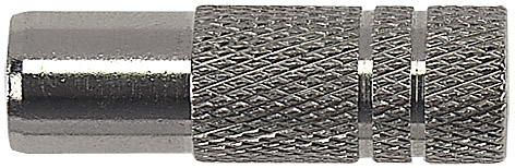 CKS 6-00 Koaxstecker | Aufdrehversion | Vollmetall