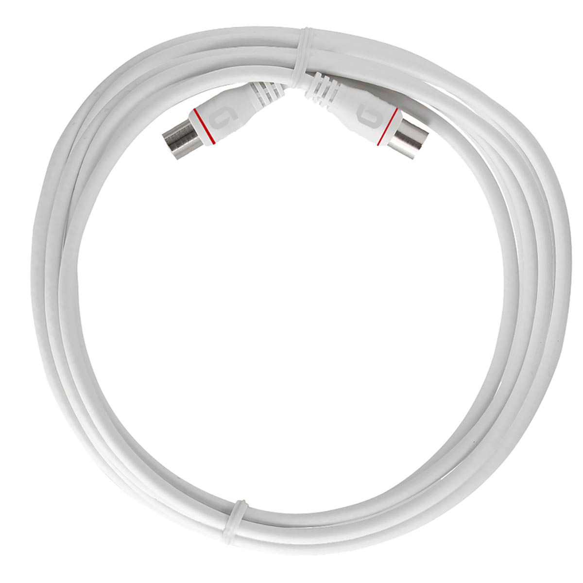 EAK 301-80 Endgeräteanschlusskabel F | axiale Stecker | Quickfix | 4-fach geschirmt | 3.00 m