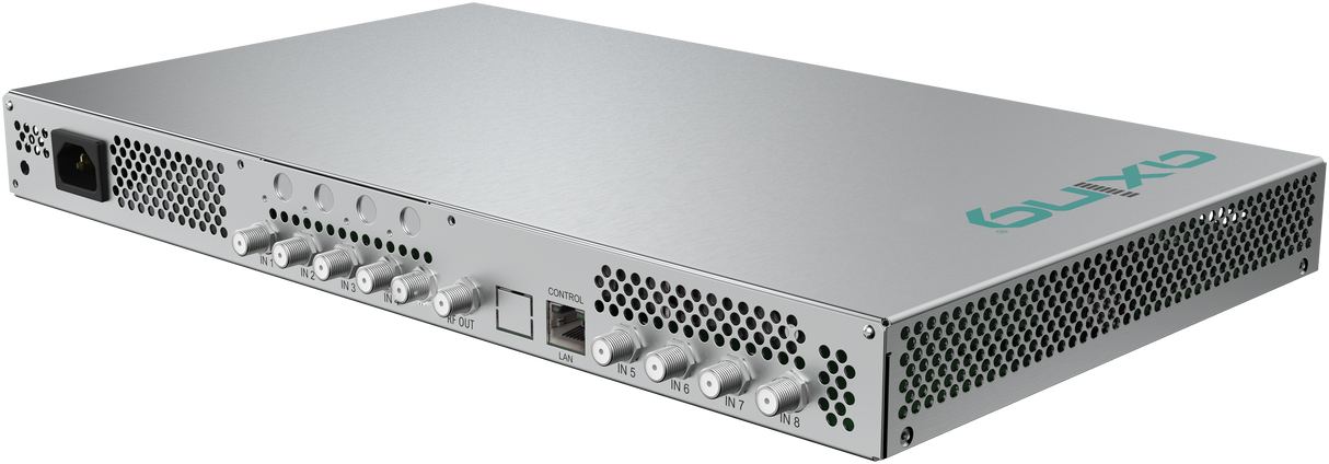 MK 8-20 DVB-Kopfstelle | 8 × DVB-S/S2/S2X/T/T2/C in 8 × DVB-T2