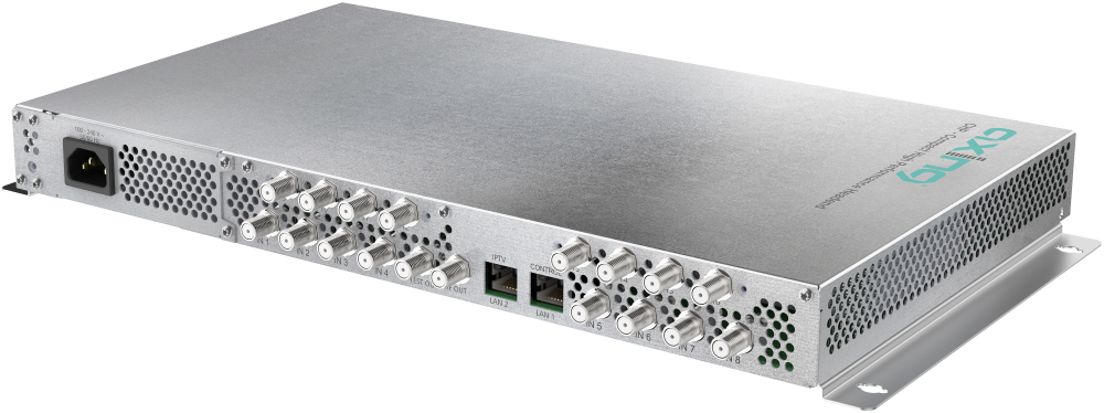 MK 16-00I Hybrid-Kopfstelle | 16 × DVB-S/T/C in DVB-C/T/IPTV