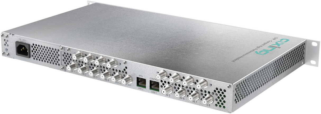 MK 16-00I Hybrid-Kopfstelle | 16 × DVB-S/T/C in DVB-C/T/IPTV