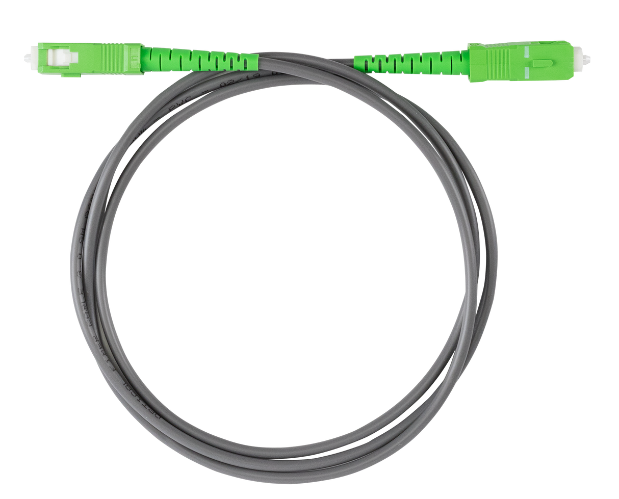 OAK 1-03 Optisches Kabel | konfektioniert | SC/APC | 1m | Ring