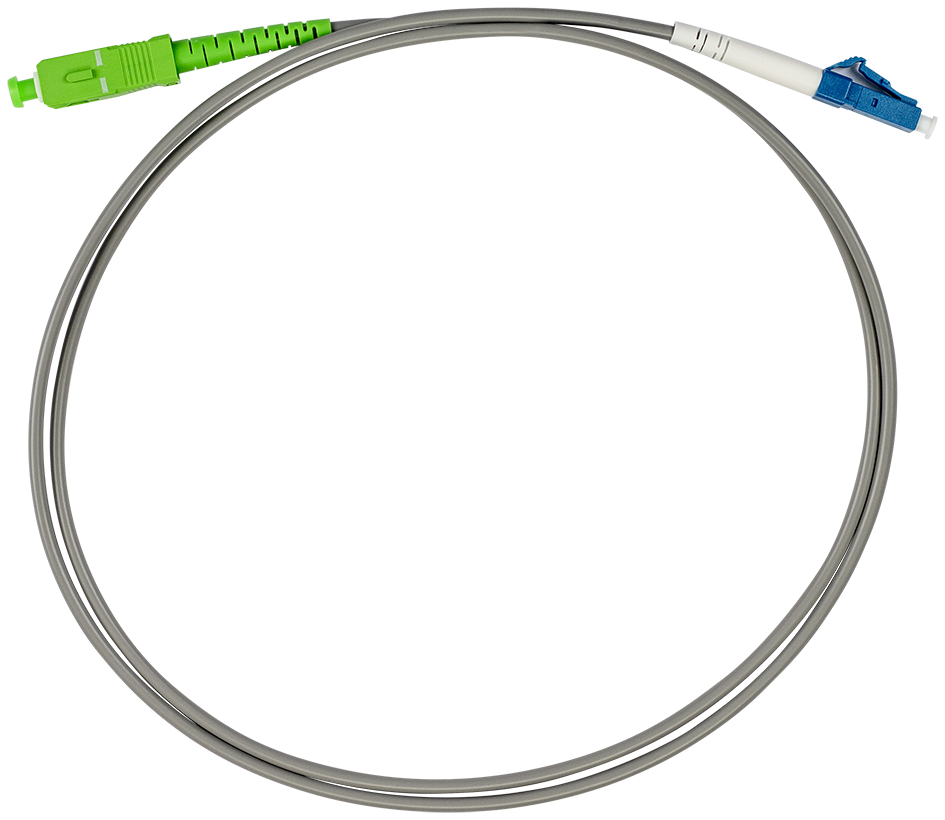 OAK 1-43 Optisches Adapterkabel | LC/UPC - SC/APC | 1 m