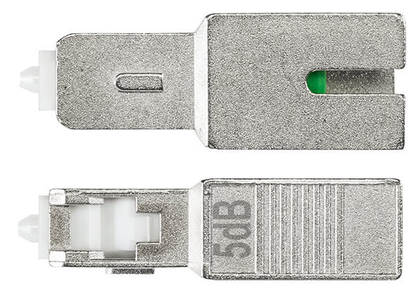 OZU 3-05 Optischer Dämpfungsglied | 5dB | SC/APC | Stecker-Buchse