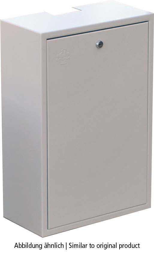 QAS8010501 Antennenschrank 80x100x20cm, 4xVerriegl. , Metalllochplatte, Erdungskabel inkl.