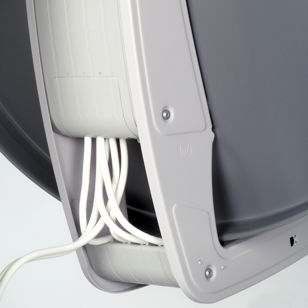 SAA 85-02 85cm Offsetspiegel | Alu | anthrazit | inkl. Feedhalter