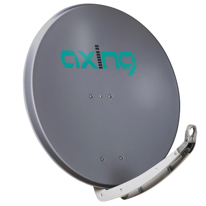 SAA 85-02 85cm Offsetspiegel | Alu | anthrazit | inkl. Feedhalter