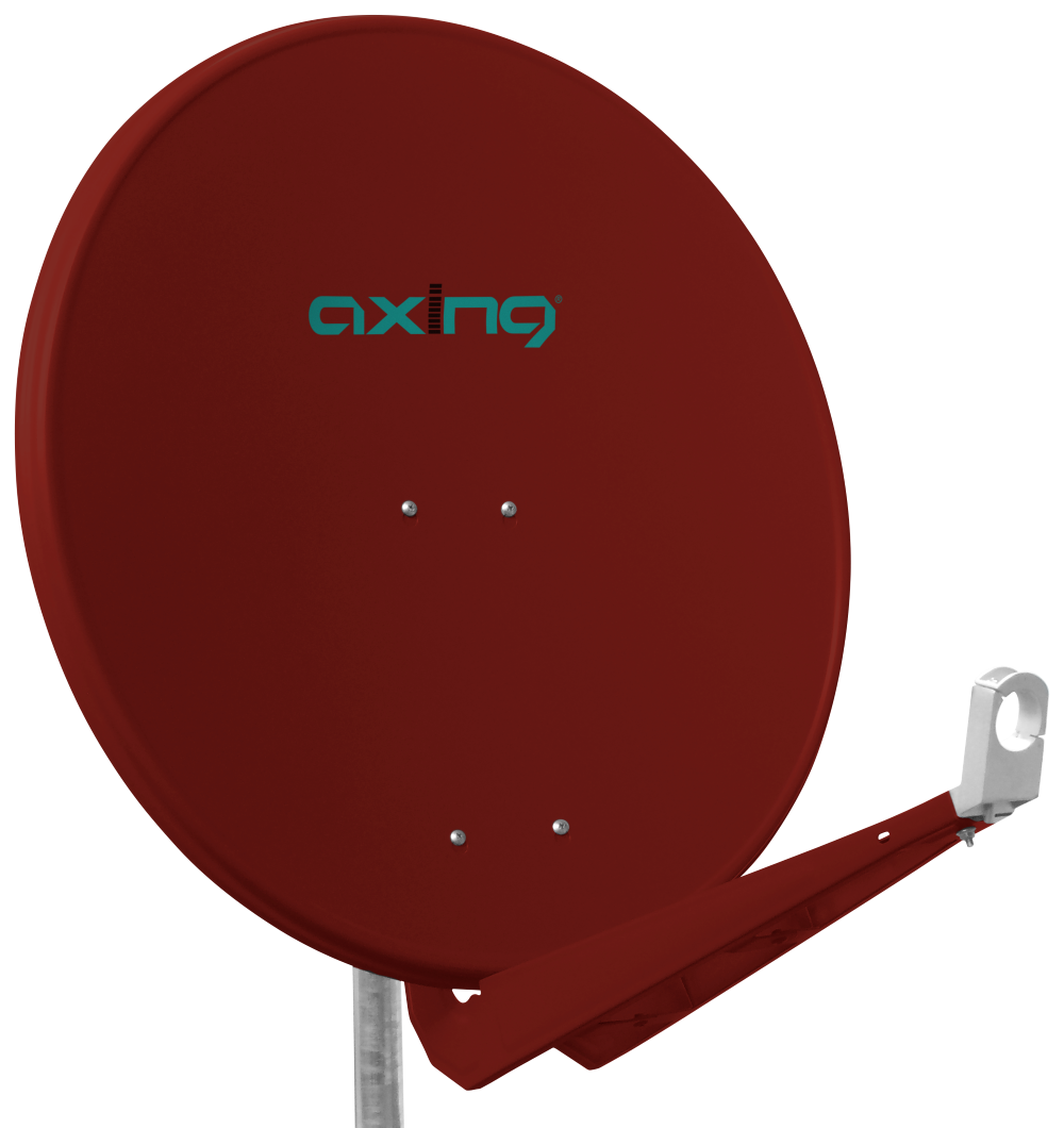 SAA 85-03N Aluminium-Satellitenantenne 85 cm | Ziegelrot