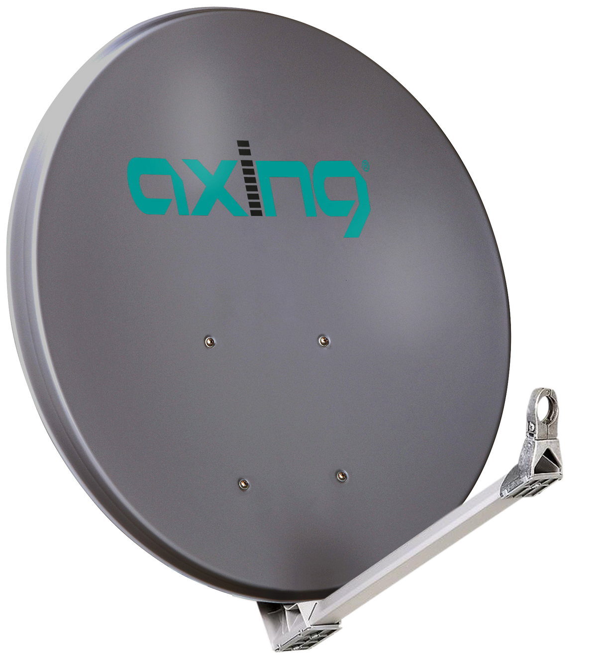 SAA 110-02 110cm Offsetspiegel | Alu | anthrazit | inkl. Feedhalter