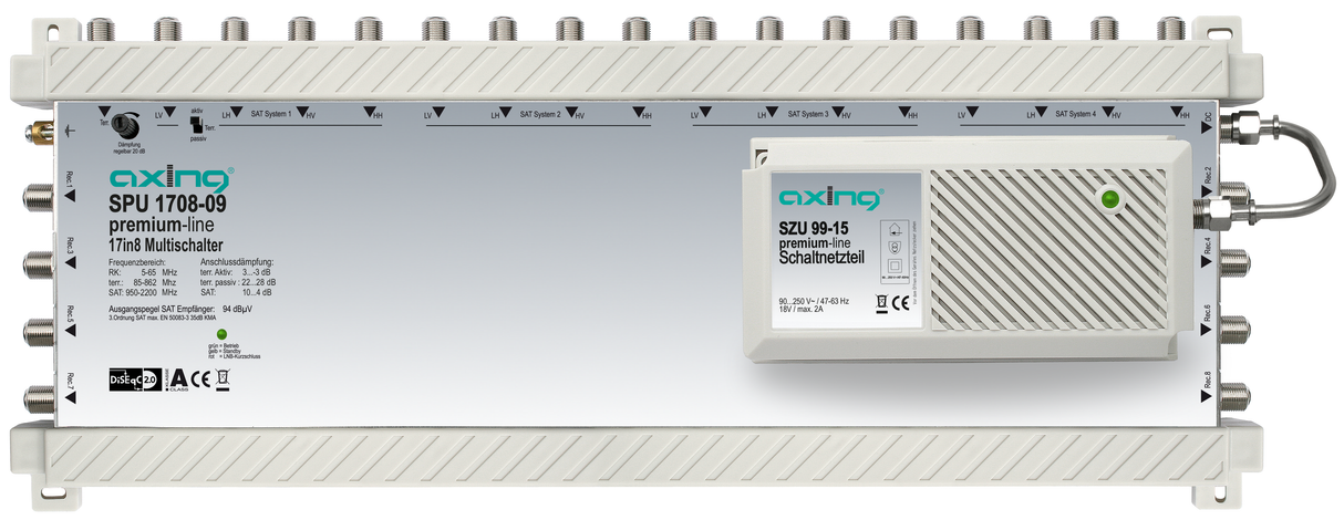 SPU 1708-09 Multischalter | 17/8 | mit absetzbarem NT