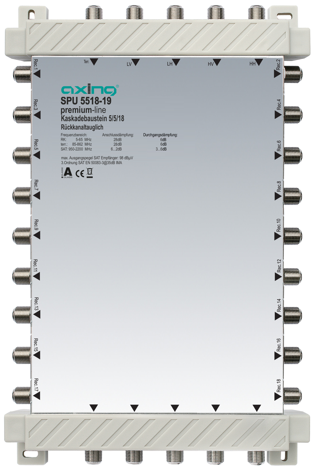 SPU 5518-19 Multischalter | 5/18 | Kaskadenbaustein SAT-aktiv