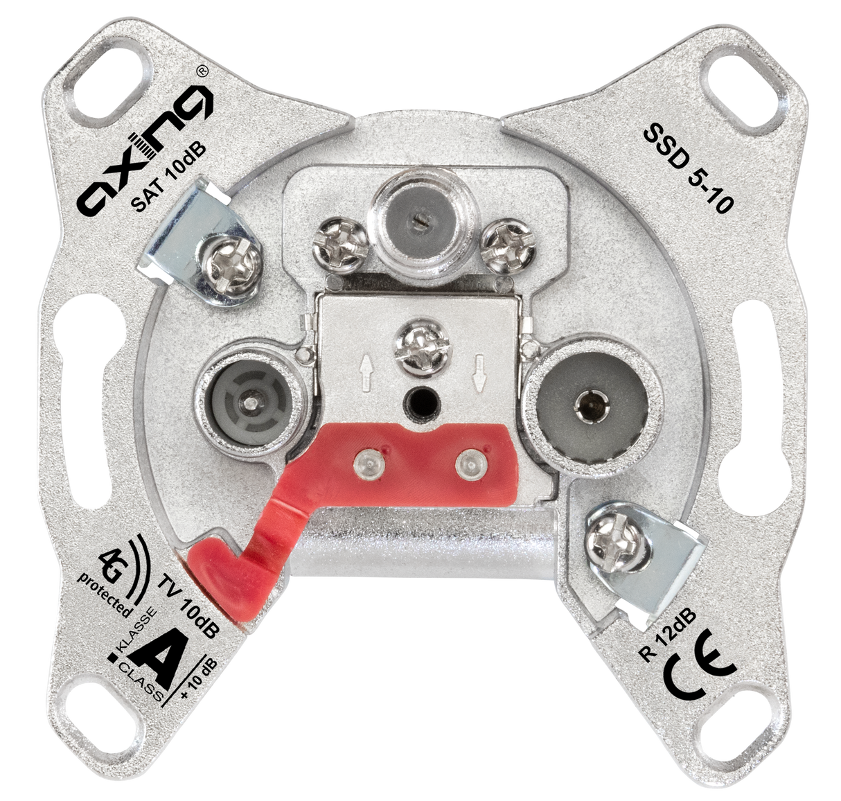 SSD 5-10 SAT-Durchgangsdose | 10 dB | SAT/CATV/R | DC-Durchlass für MS und Unicable