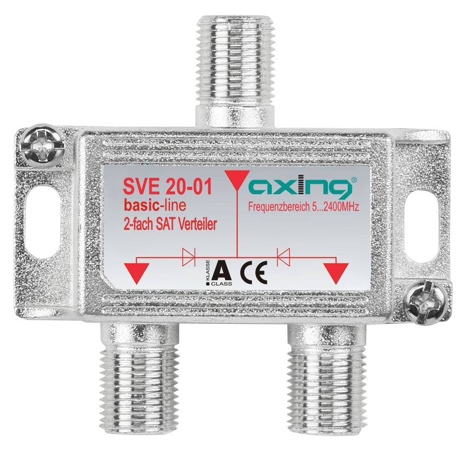 SVE 20-01 SAT 2-fach-Verteiler 40-2400 MHz